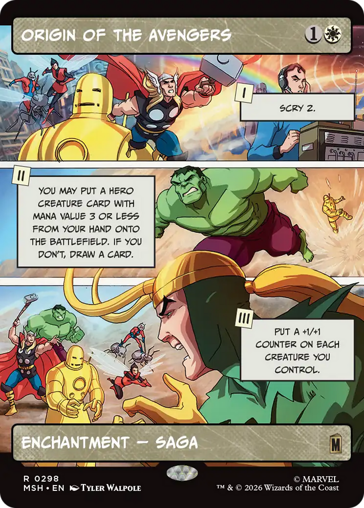 Origin of the Avengers (Borderless) [Marvel Super Heroes] | Impulse Games and Hobbies