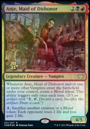 Anje, Maid of Dishonor [Innistrad: Crimson Vow Prerelease Promos] | Impulse Games and Hobbies