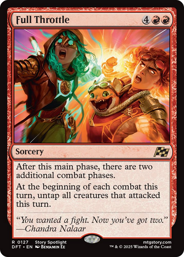 Full Throttle (Extended Art) [Aetherdrift] | Impulse Games and Hobbies