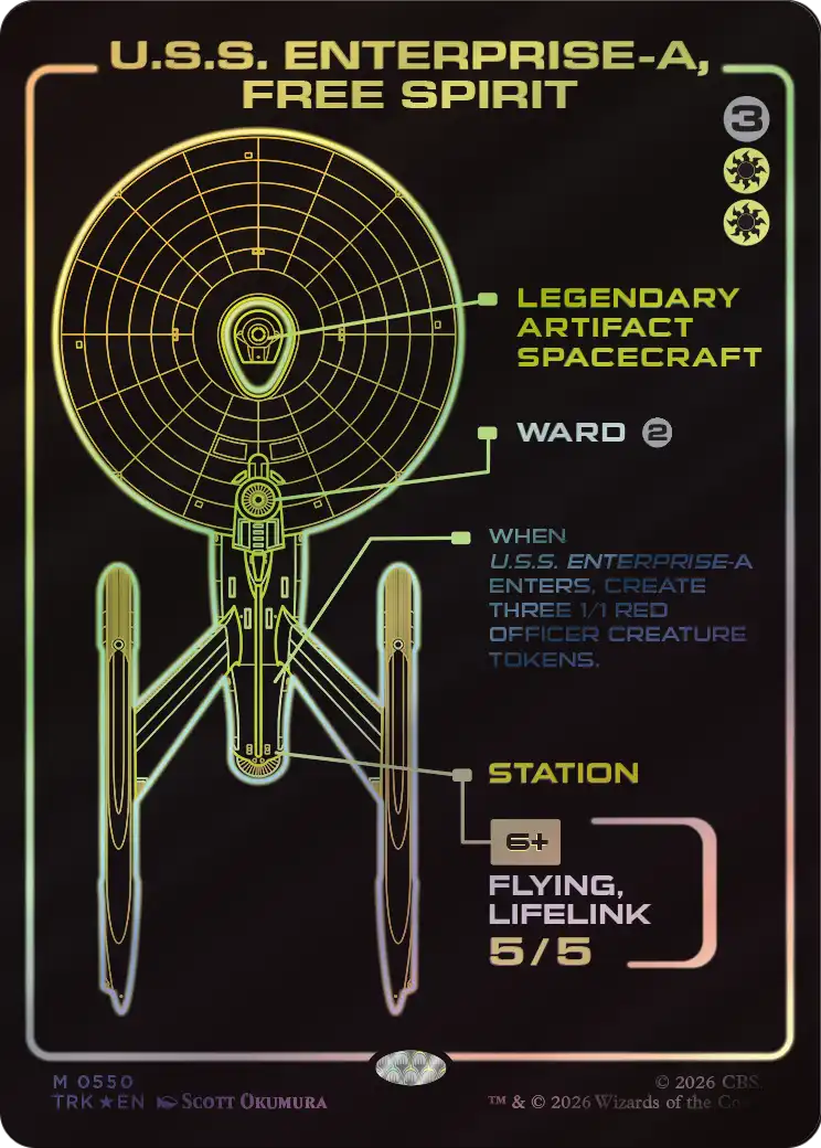 U.S.S. Enterprise-A, Free Spirit (Showcase) [Star Trek] | Impulse Games and Hobbies