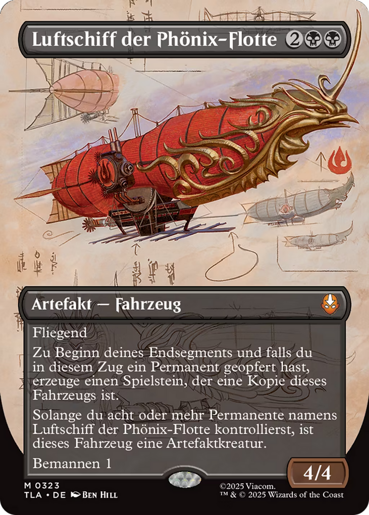 Phoenix Fleet Airship (Borderless) [Avatar: The Last Airbender] | Impulse Games and Hobbies