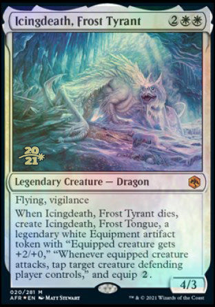 Icingdeath, Frost Tyrant [Dungeons & Dragons: Adventures in the Forgotten Realms Prerelease Promos] | Impulse Games and Hobbies