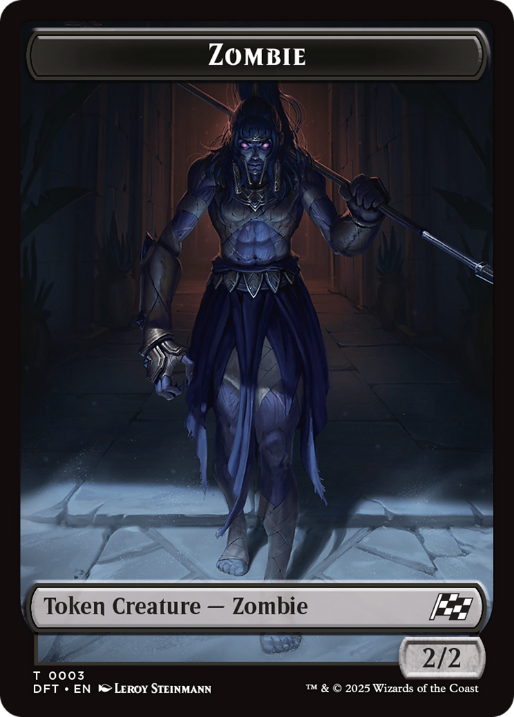 Elephant // Zombie (0003) Double-Sided Token [Aetherdrift Tokens] | Impulse Games and Hobbies