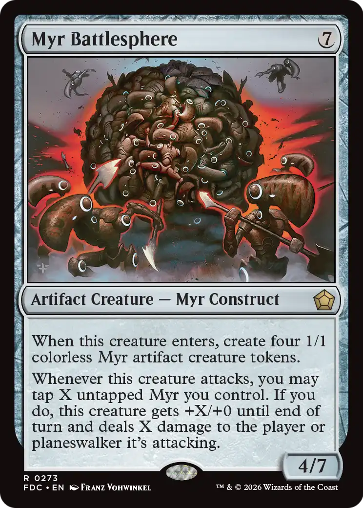 Myr Battlesphere [Foundations Commander] | Impulse Games and Hobbies
