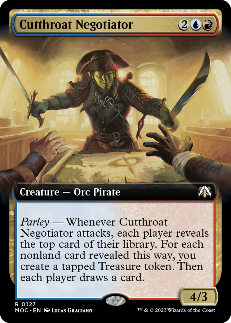 Cutthroat Negotiator (Extended Art) [March of the Machine Commander] | Impulse Games and Hobbies