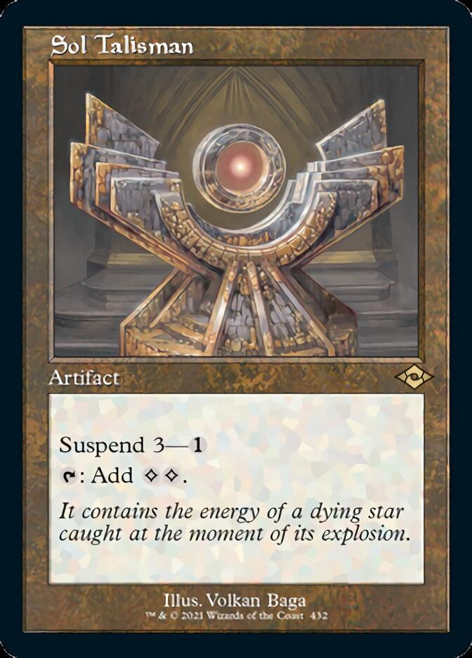 Sol Talisman (Retro Foil Etched) [Modern Horizons 2] | Impulse Games and Hobbies