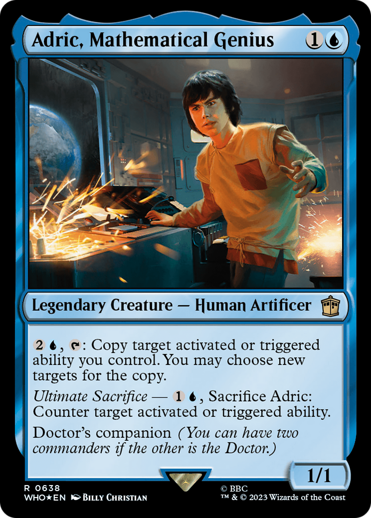 Adric, Mathematical Genius (Surge Foil) [Doctor Who] | Impulse Games and Hobbies