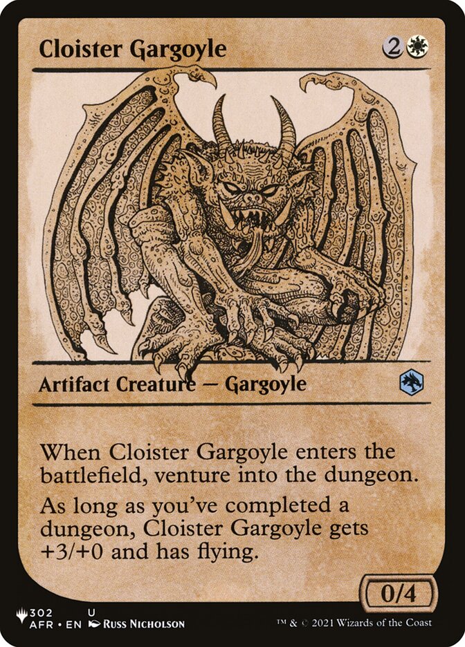 Cloister Gargoyle (Showcase) [The List] | Impulse Games and Hobbies