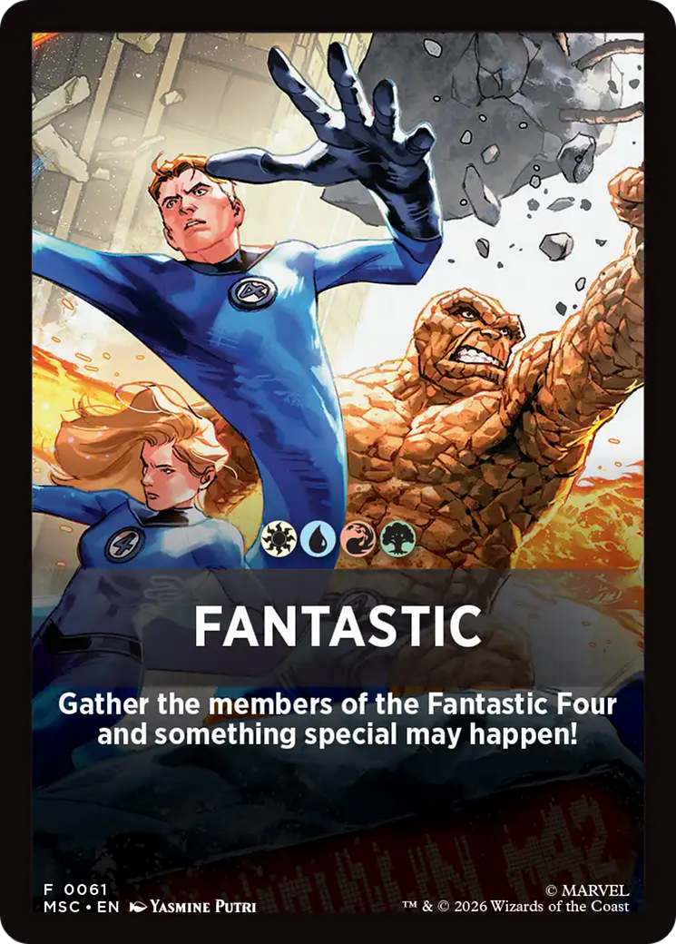 Fantastic Theme Card [Marvel Super Heroes Commander] | Impulse Games and Hobbies