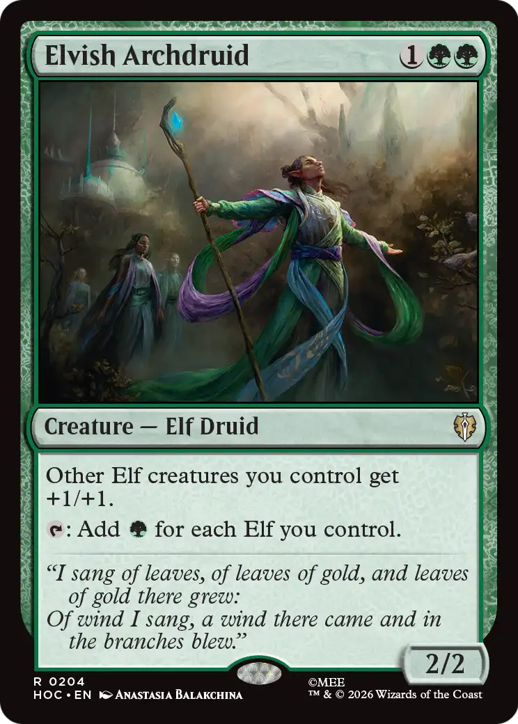 Elvish Archdruid [The Hobbit: Eternal-Legal] | Impulse Games and Hobbies