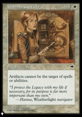 Hanna's Custody [The List] | Impulse Games and Hobbies