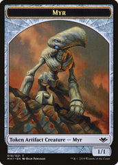 Zombie (007) // Myr (019) Double-Sided Token [Modern Horizons Tokens] | Impulse Games and Hobbies