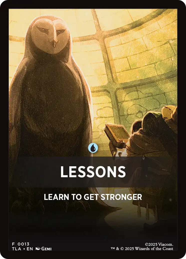 Lessons Theme Card [Avatar: The Last Airbender Tokens] | Impulse Games and Hobbies