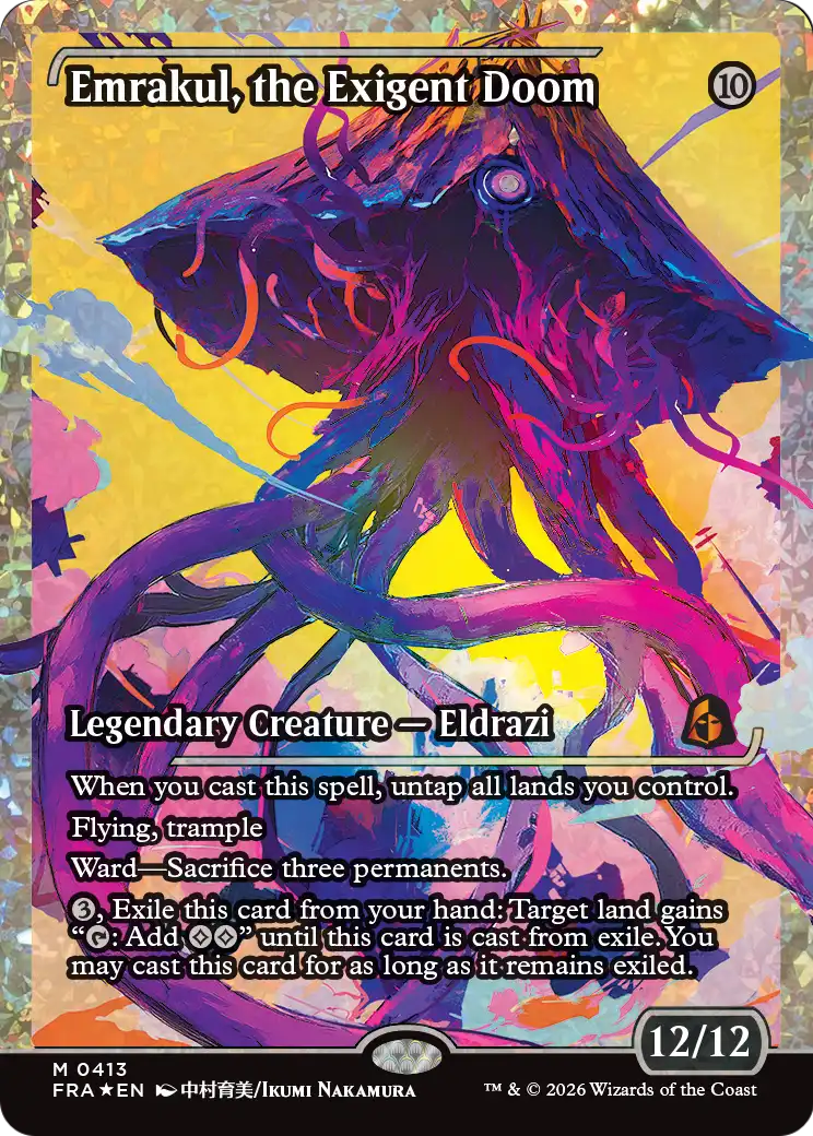 Emrakul, the Exigent Doom (Showcase) (Fracture Foil) [Reality Fracture] | Impulse Games and Hobbies