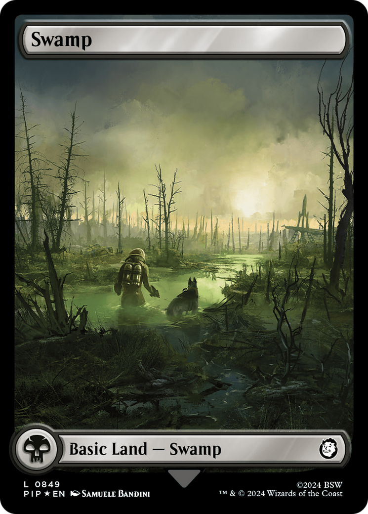 Swamp (0849) (Surge Foil) [Fallout] | Impulse Games and Hobbies