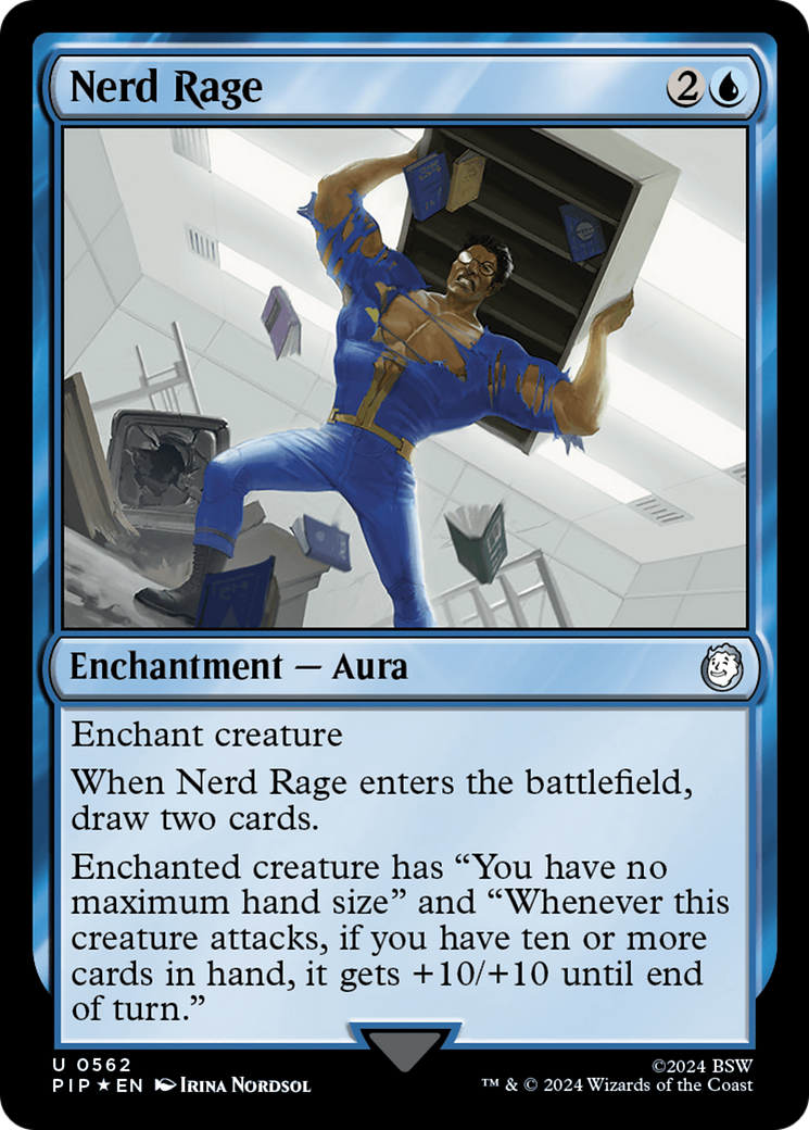 Nerd Rage (Surge Foil) [Fallout] | Impulse Games and Hobbies