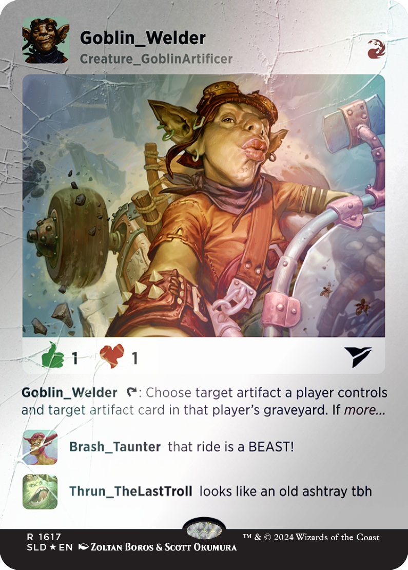 Goblin Welder (Rainbow Foil) [Secret Lair Drop Series] | Impulse Games and Hobbies