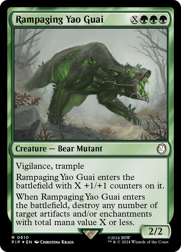 Rampaging Yao Guai (Surge Foil) [Fallout] | Impulse Games and Hobbies
