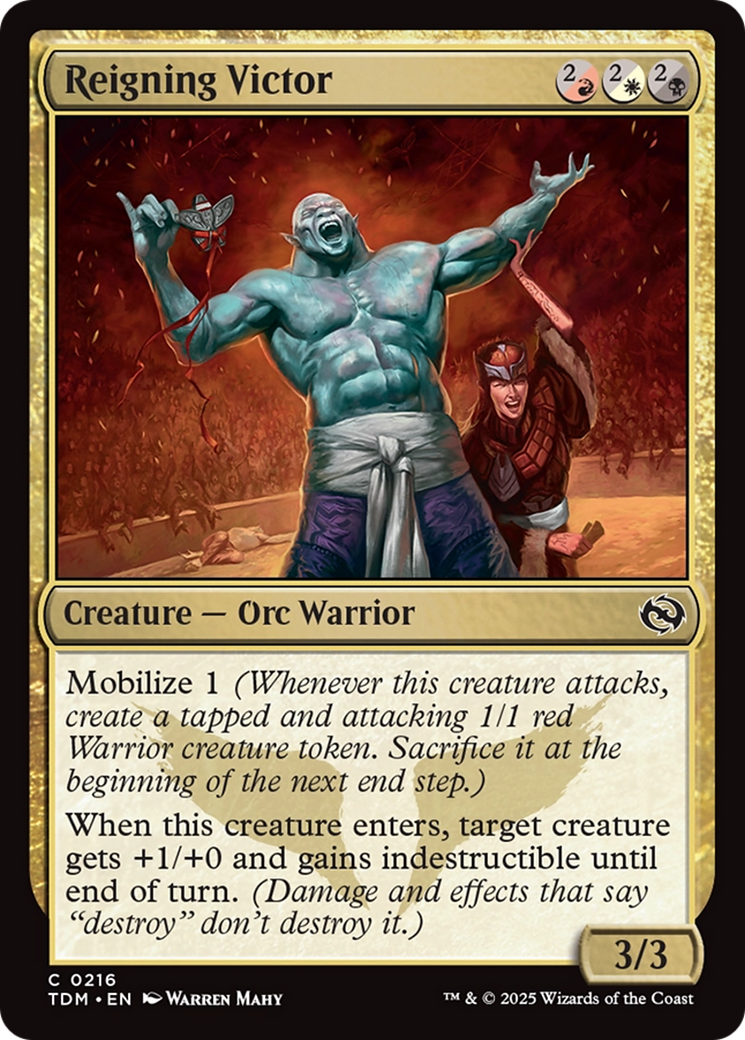Reigning Victor [Tarkir: Dragonstorm] | Impulse Games and Hobbies