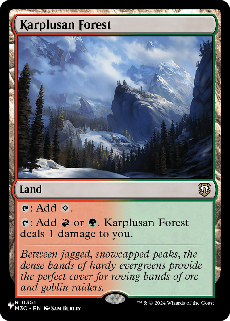 Karplusan Forest (M3C) [The List] | Impulse Games and Hobbies