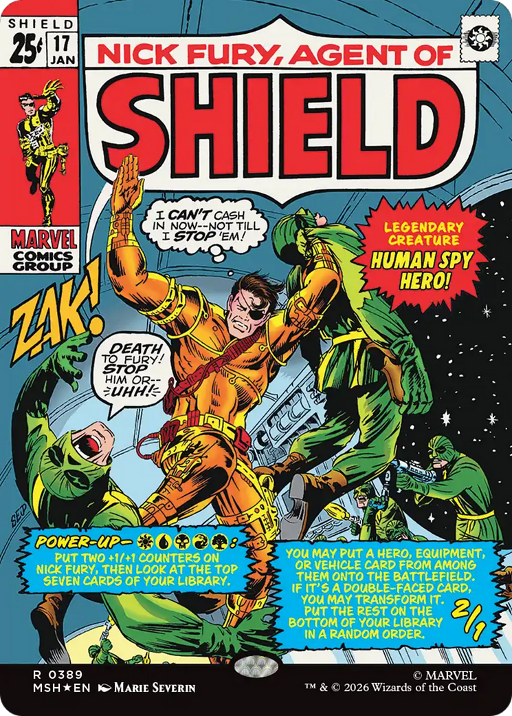 Nick Fury, Agent of SHIELD (Borderless) (0389) [Marvel Super Heroes] | Impulse Games and Hobbies