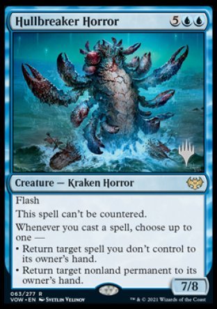 Hullbreaker Horror (Promo Pack) [Innistrad: Crimson Vow Promos] | Impulse Games and Hobbies