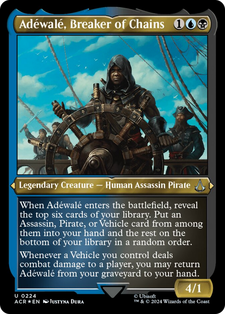 Adewale, Breaker of Chains (Foil Etched) [Assassin's Creed] | Impulse Games and Hobbies