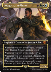 Aragorn, the Uniter (Borderless Alternate Art) [The Lord of the Rings: Tales of Middle-Earth] | Impulse Games and Hobbies