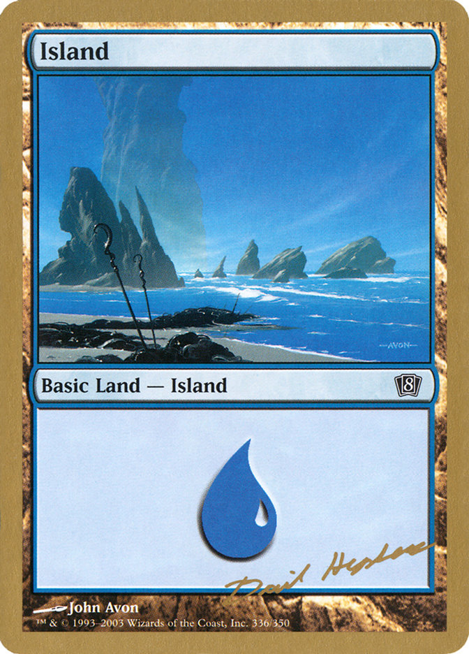 Island (dh336) (Dave Humpherys) [World Championship Decks 2003] | Impulse Games and Hobbies