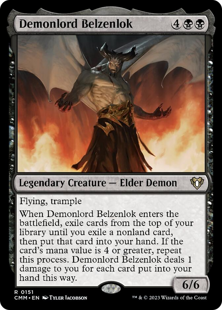 Demonlord Belzenlok [Commander Masters] | Impulse Games and Hobbies