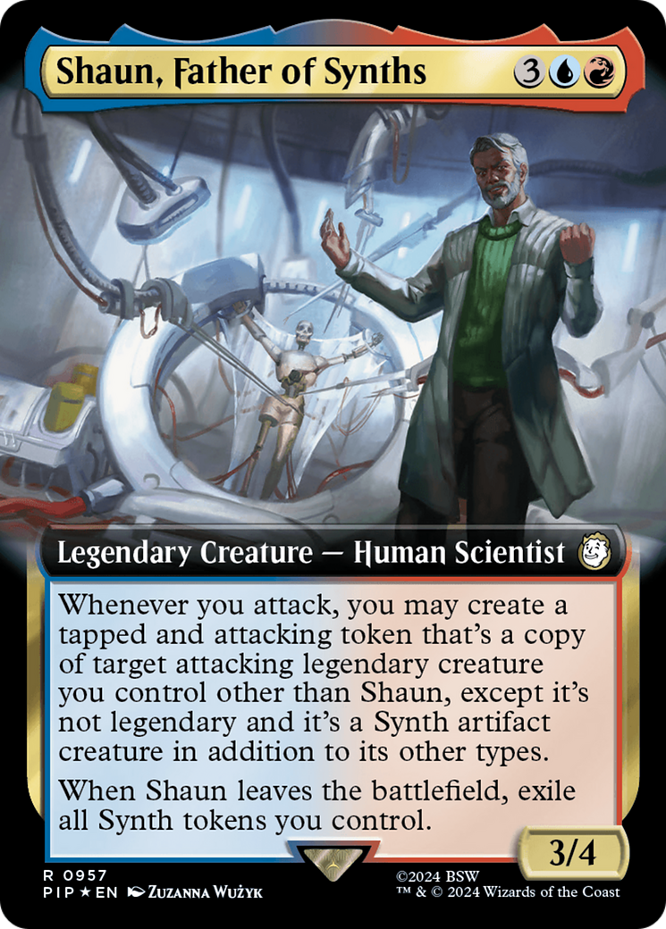 Shaun, Father of Synths (Extended Art) (Surge Foil) [Fallout] | Impulse Games and Hobbies