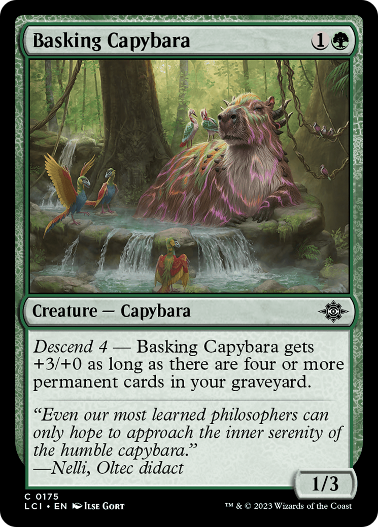 Basking Capybara [The Lost Caverns of Ixalan] | Impulse Games and Hobbies