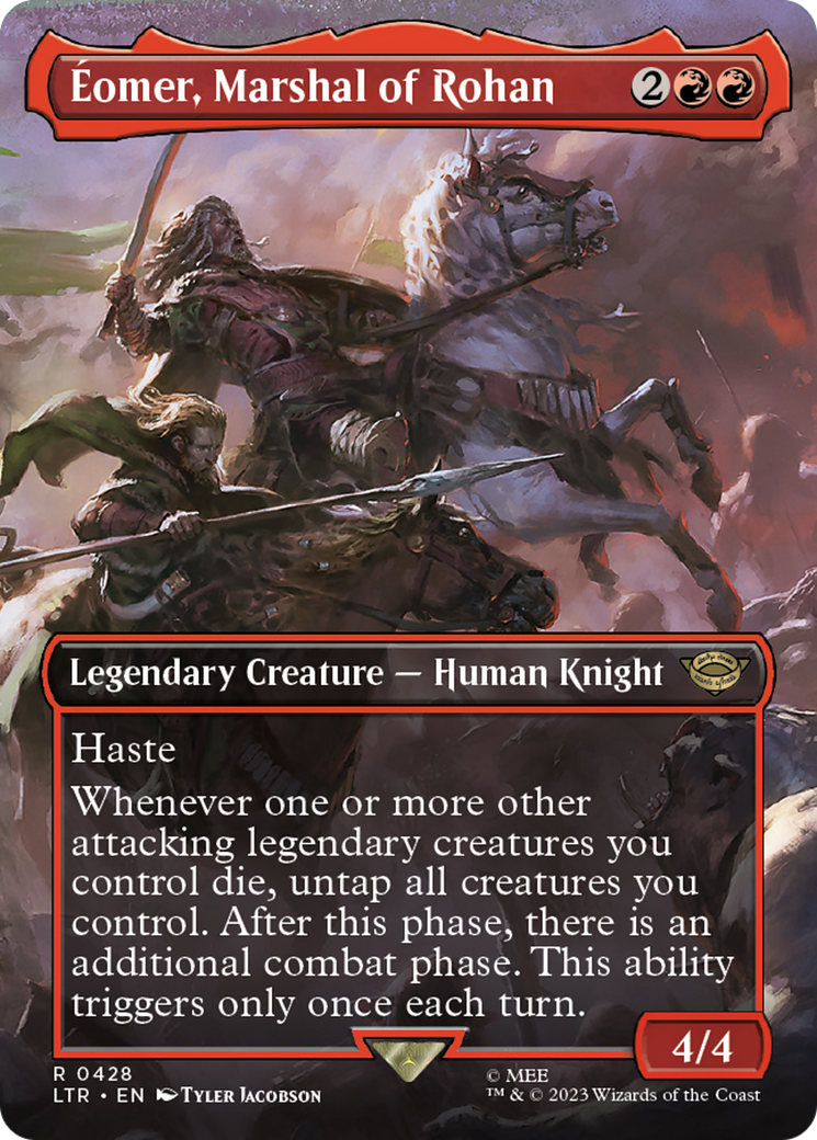 Eomer, Marshal of Rohan (Borderless Alternate Art) [The Lord of the Rings: Tales of Middle-Earth] | Impulse Games and Hobbies