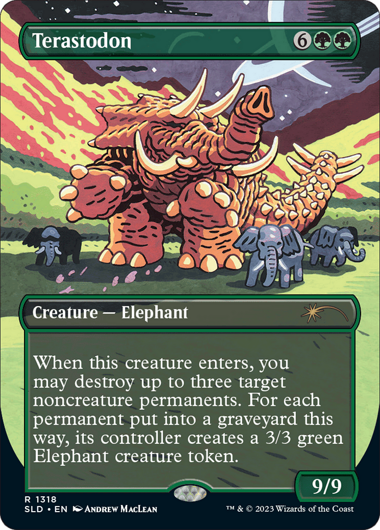 Terastodon (Rainbow Foil) [Secret Lair Drop Series] | Impulse Games and Hobbies