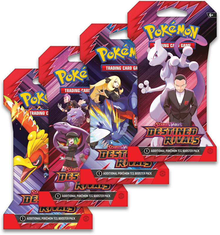 SLEEVED POKEMON SV10 DESTINED RIVALS PACK | Impulse Games and Hobbies