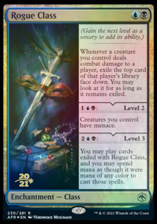Rogue Class [Dungeons & Dragons: Adventures in the Forgotten Realms Prerelease Promos] | Impulse Games and Hobbies