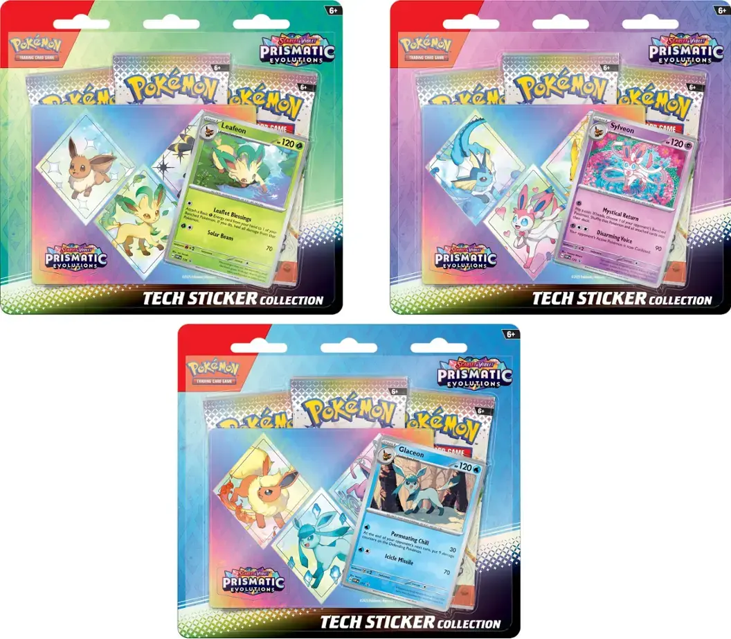 POKEMON SV8.5 PRISMATIC EVOLUTIONS TECH STICKER COLLECTION | Impulse Games and Hobbies