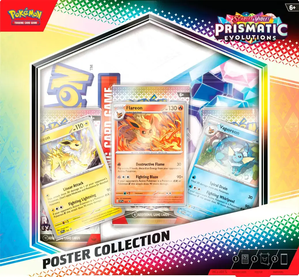POKEMON SV8.5 PRISMATIC EVOLUTIONS POSTER COLLECTION | Impulse Games and Hobbies
