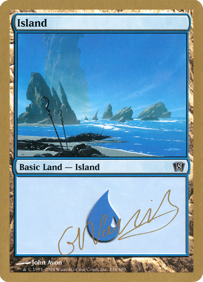 Island (gn336) (Gabriel Nassif) [World Championship Decks 2004] | Impulse Games and Hobbies