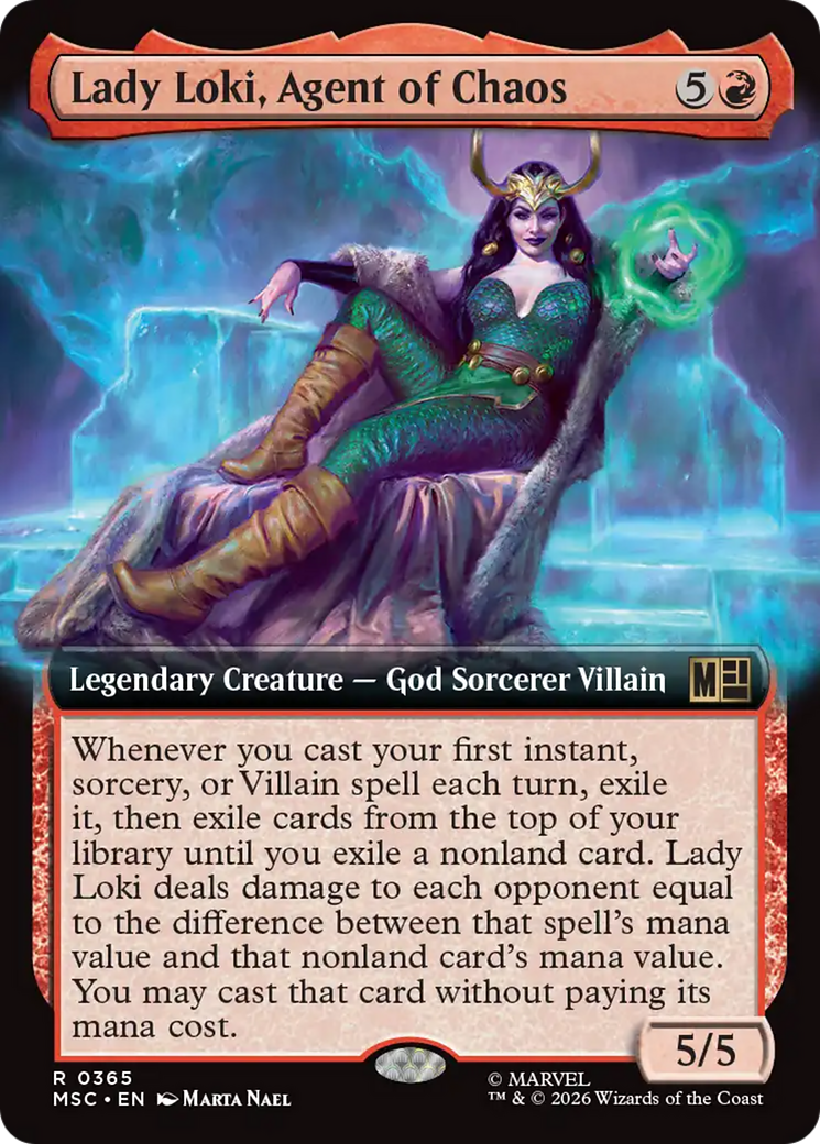 Lady Loki, Agent of Chaos (Extended Art) [Marvel Super Heroes Commander] | Impulse Games and Hobbies