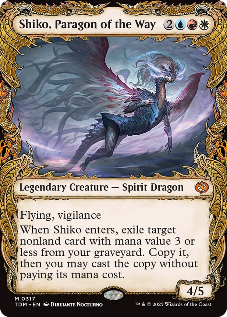 Shiko, Paragon of the Way (Showcase) [Tarkir: Dragonstorm] | Impulse Games and Hobbies