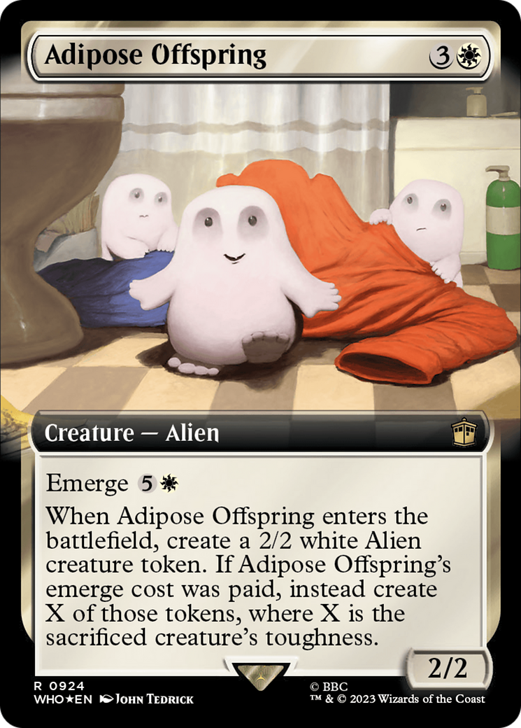 Adipose Offspring (Extended Art) (Surge Foil) [Doctor Who] | Impulse Games and Hobbies