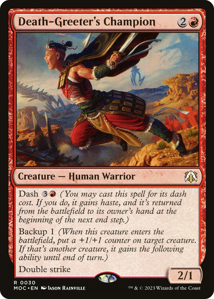 Death-Greeter's Champion [March of the Machine Commander] | Impulse Games and Hobbies