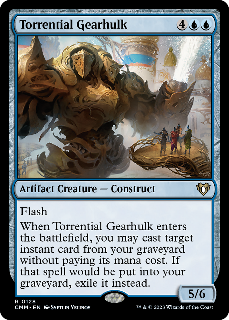 Torrential Gearhulk [Commander Masters] | Impulse Games and Hobbies