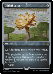 Gilded Lotus (Foil Etched) [Commander Masters] | Impulse Games and Hobbies