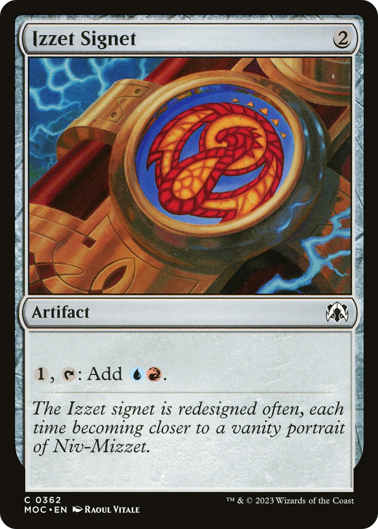 Izzet Signet [March of the Machine Commander] | Impulse Games and Hobbies