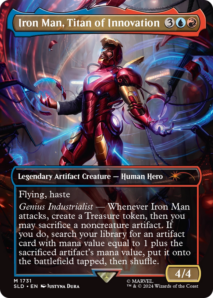 Iron Man, Titan of Innovation (Rainbow Foil) [Secret Lair Drop Series] | Impulse Games and Hobbies