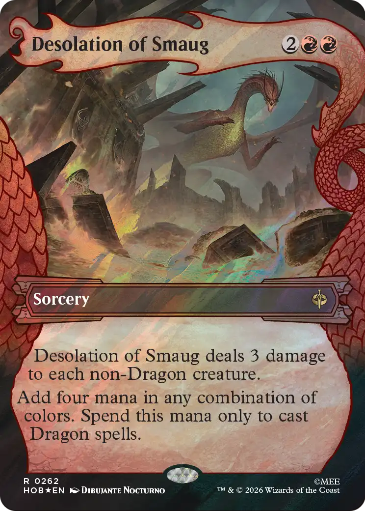 Desolation of Smaug (Showcase) (Surge Foil) [The Hobbit] | Impulse Games and Hobbies