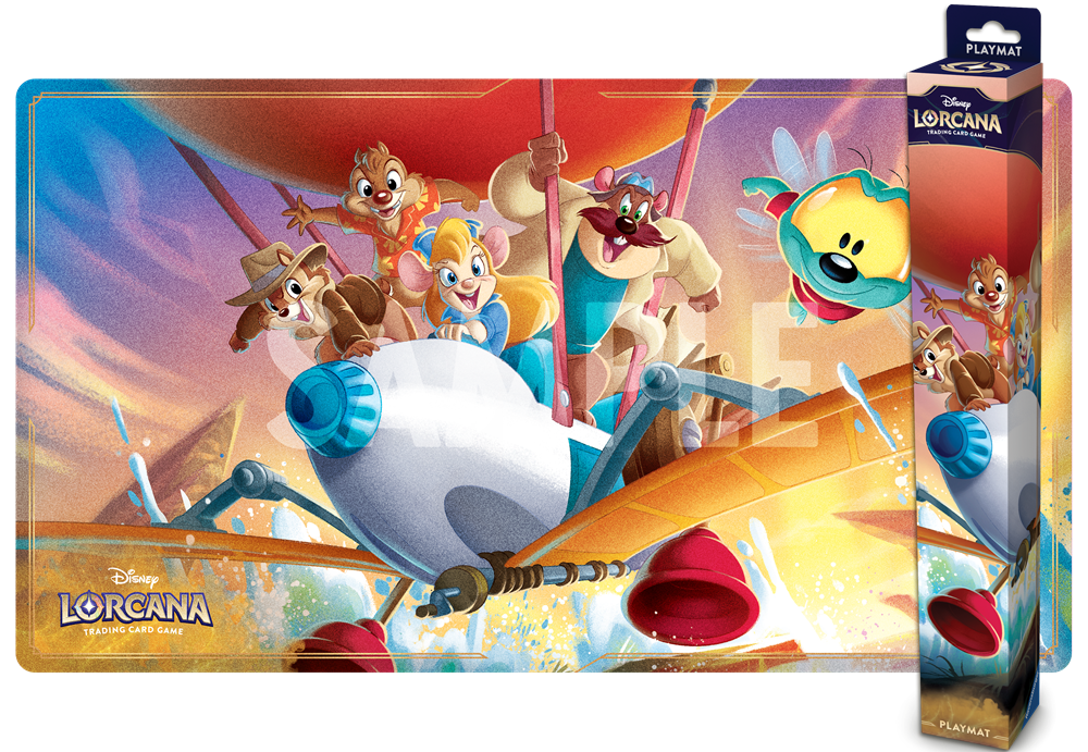 DISNEY LORCANA PLAYMAT SET 8 MAT A RESCUE RANGERS | Impulse Games and Hobbies