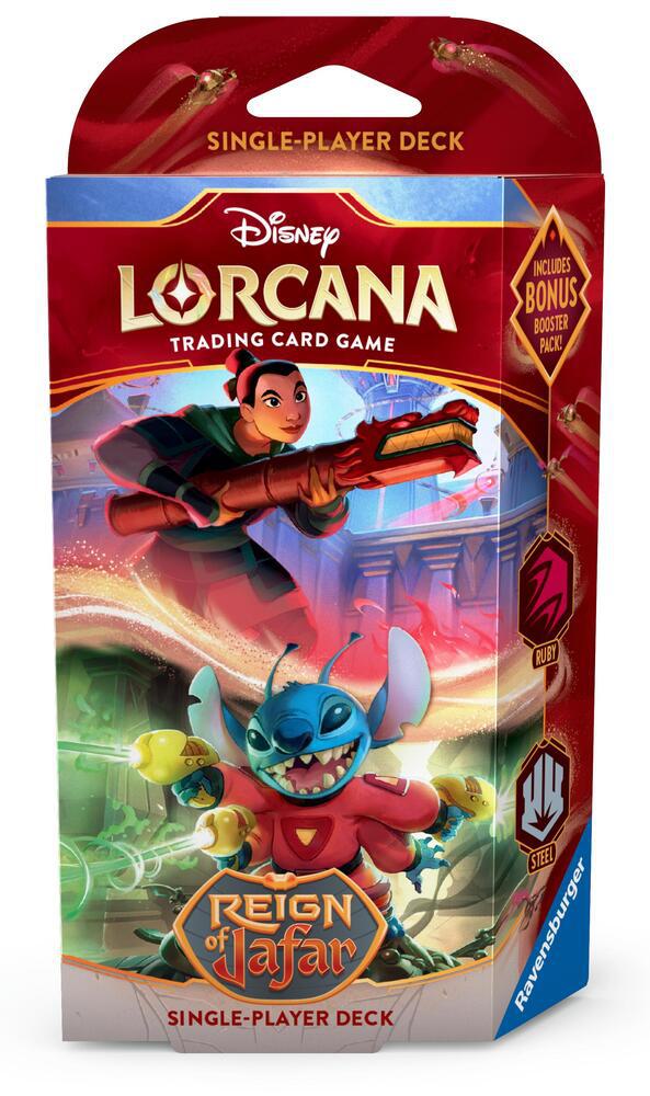 DISNEY LORCANA SET 8 REIGN OF JAFAR STARTER DECK - RUBY & STEEL | Impulse Games and Hobbies